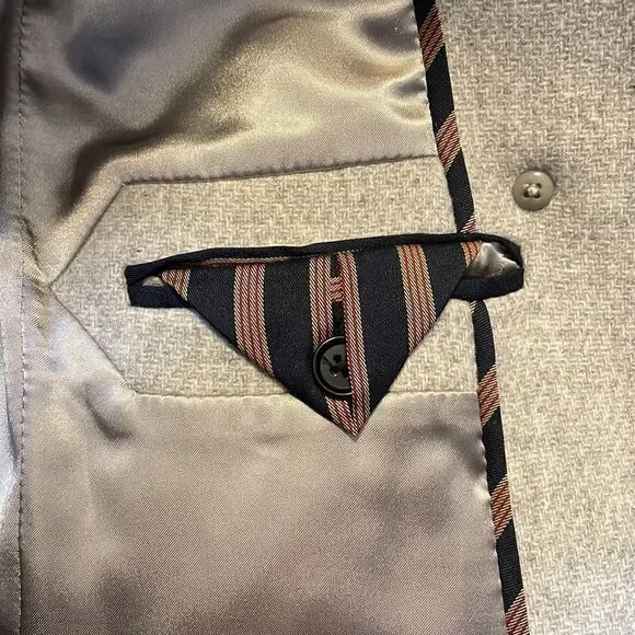 J Crew Stadium Cloth Wool Double Breasted Pea Coat 2 - Picture 8 of 10